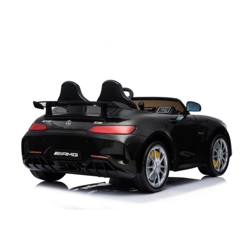 Mercedes-Benz GT R Dětská barva Černá 4x4 Drive Air Supply Dálkové ovládání EVA MP3 LED