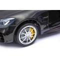 Mercedes-Benz GT R Dětská barva Černá 4x4 Drive Air Supply Dálkové ovládání EVA MP3 LED
