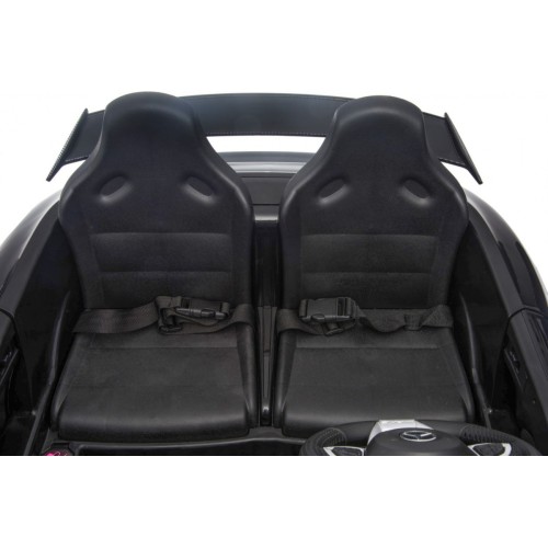 Mercedes-Benz GT R Dětská barva Černá 4x4 Drive Air Supply Dálkové ovládání EVA MP3 LED