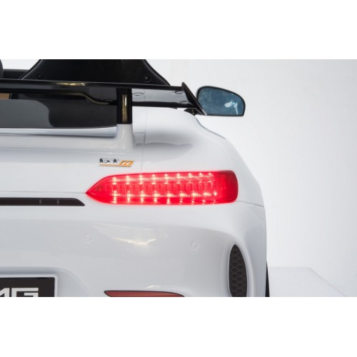 Mercedes-Benz GT R Dětská barva Černá 4x4 Drive Air Supply Dálkové ovládání EVA MP3 LED