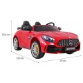 Dětský lak Mercedes-Benz GT R červený 4x4 Drive Air Supply Remote EVA MP3 LED