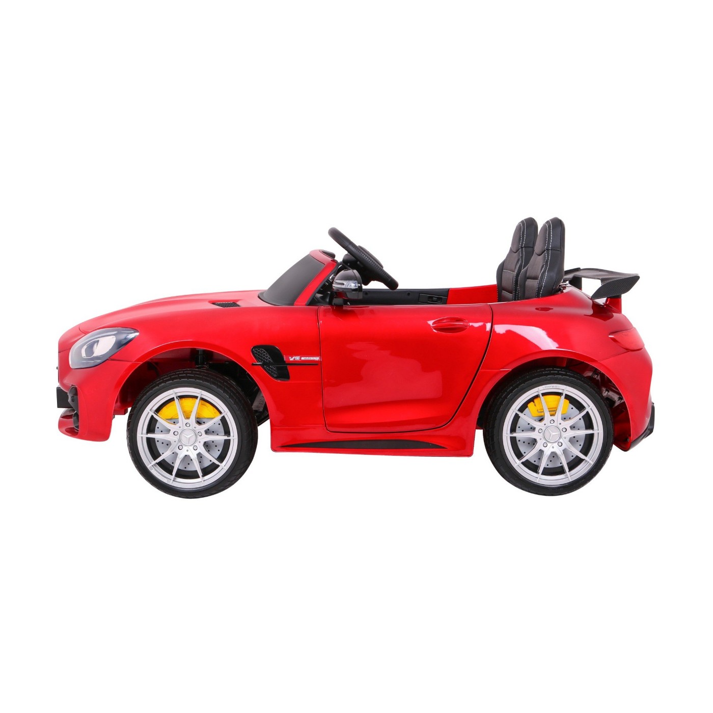 Dětský lak Mercedes-Benz GT R červený 4x4 Drive Air Supply Remote EVA MP3 LED