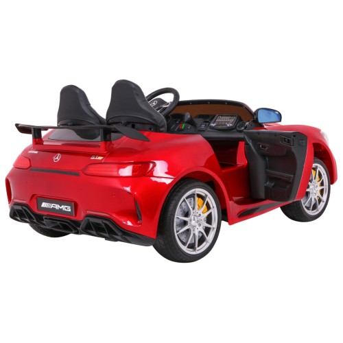 Dětský lak Mercedes-Benz GT R červený 4x4 Drive Air Supply Remote EVA MP3 LED