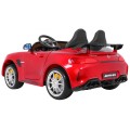 Dětský lak Mercedes-Benz GT R červený 4x4 Drive Air Supply Remote EVA MP3 LED