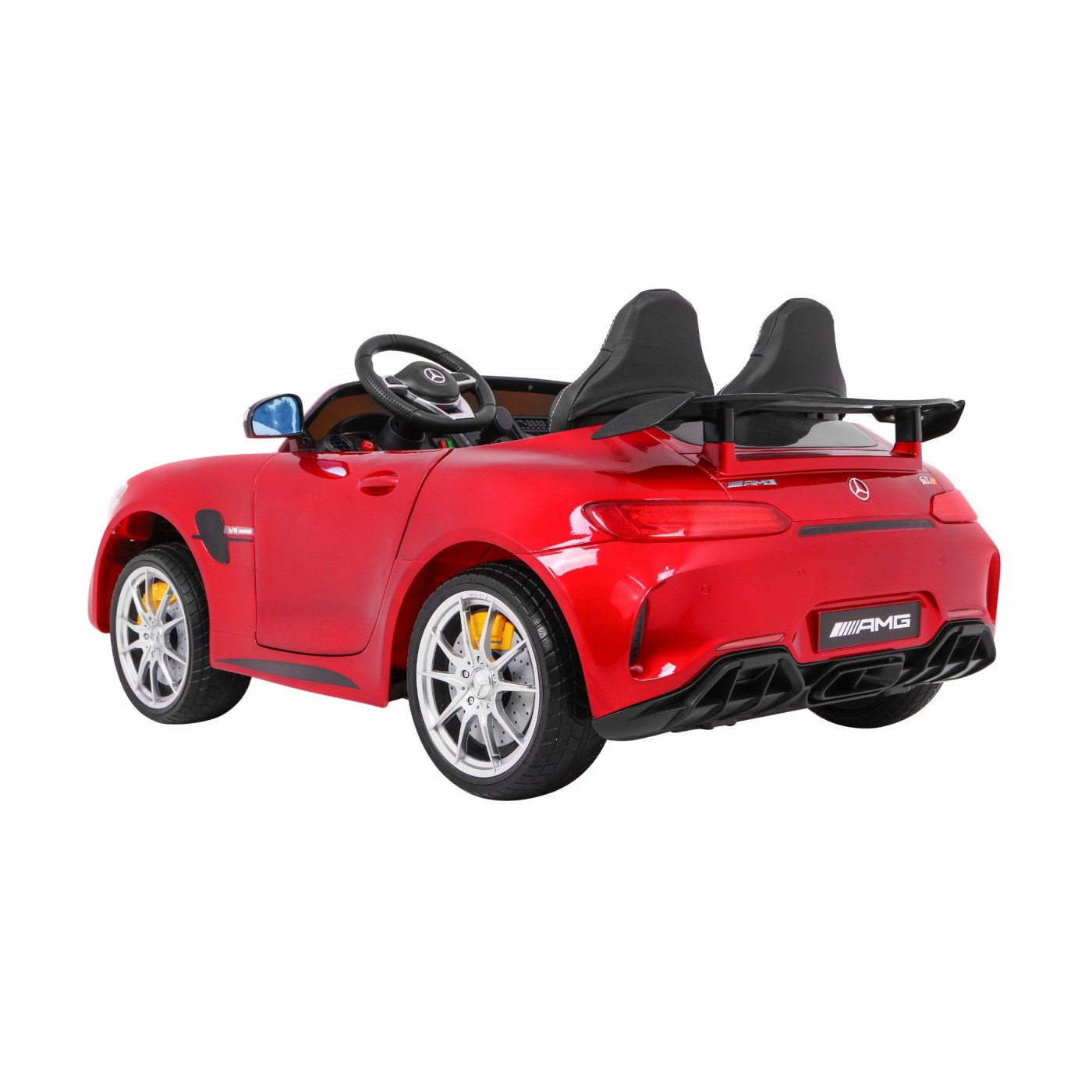 Dětský lak Mercedes-Benz GT R červený 4x4 Drive Air Supply Remote EVA MP3 LED