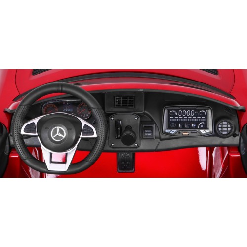 Dětský lak Mercedes-Benz GT R červený 4x4 Drive Air Supply Remote EVA MP3 LED
