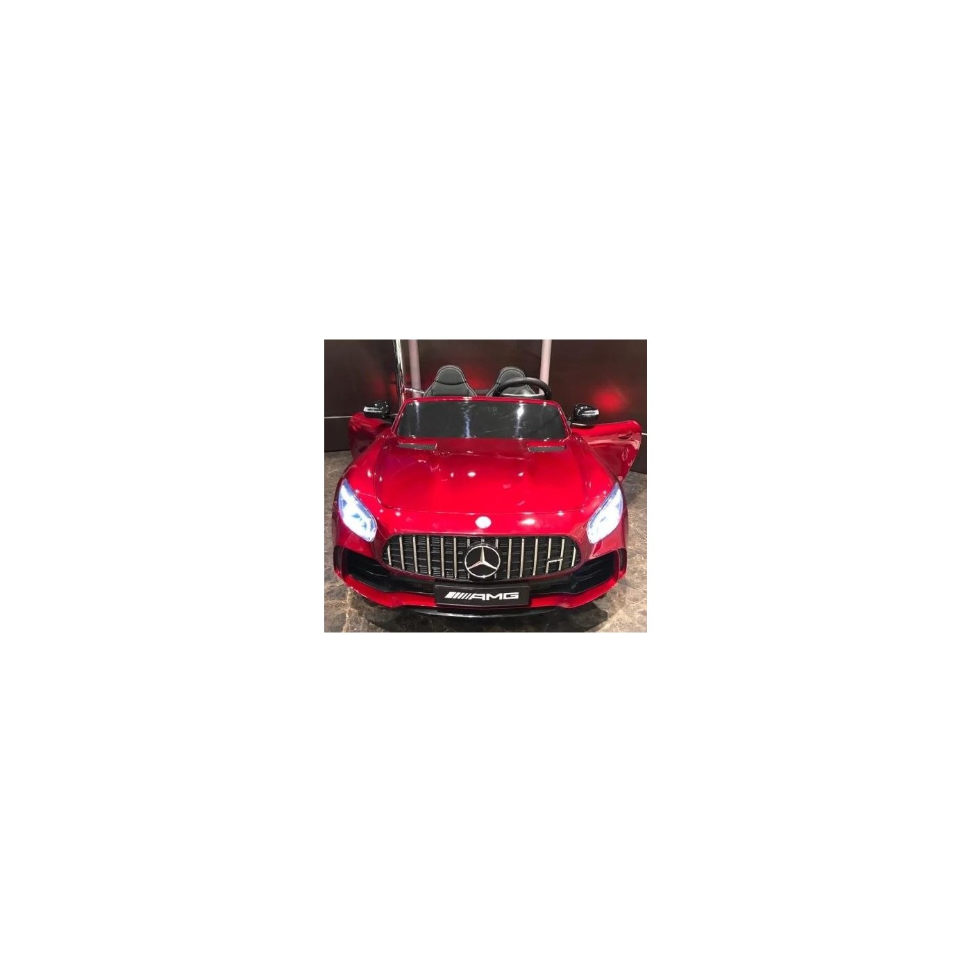 Dětský lak Mercedes-Benz GT R červený 4x4 Drive Air Supply Remote EVA MP3 LED