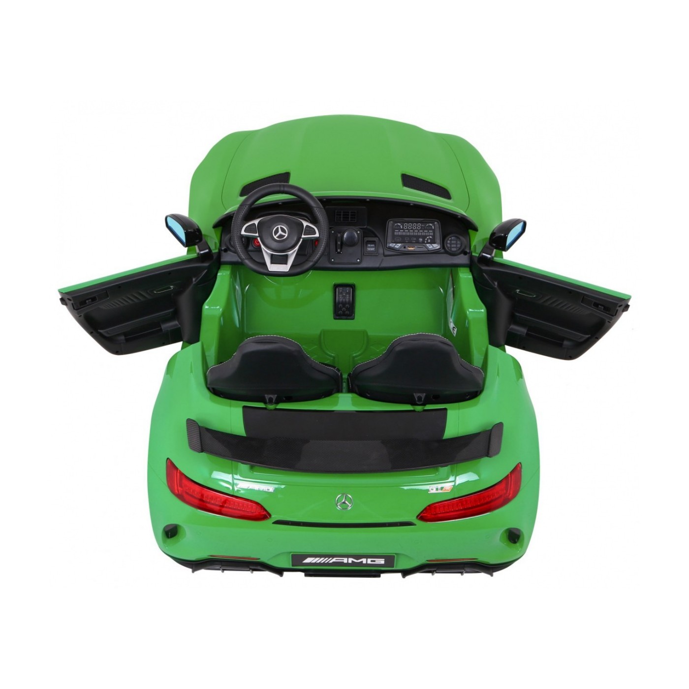 Mercedes-Benz GT R Dětská barva Zelená 4x4 Drive Air Vent Remote EVA MP3 LED
