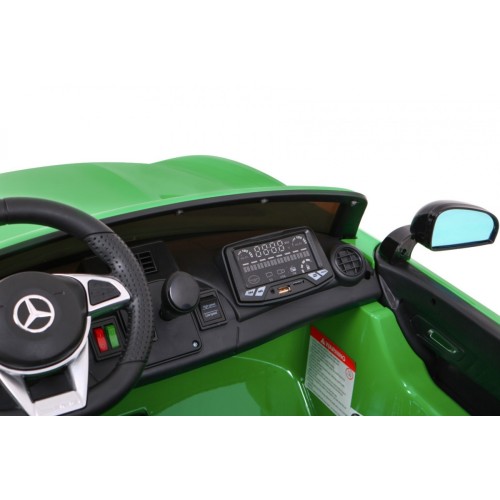 Mercedes-Benz GT R Dětská barva Zelená 4x4 Drive Air Vent Remote EVA MP3 LED