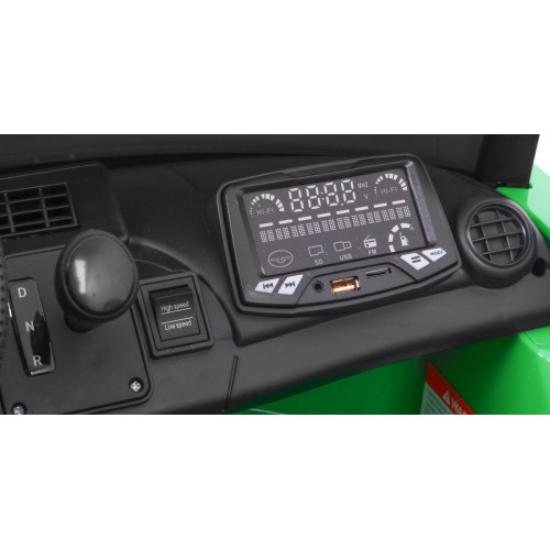 Mercedes-Benz GT R Dětská barva Zelená 4x4 Drive Air Vent Remote EVA MP3 LED