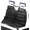 Dětský bateriový vůz Mighty Jeep bílá + 2místný + 4x4 pohon + 2 nosiče zavazadel