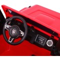 Dětský dobíjecí vůz Mighty Jeep červený + 2místný + 4x4 Drive + 2 nosiče zavazadel