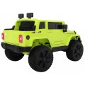 Mighty Jeep Kids Battery auto zelená + 2místný + 4x4 Drive + 2 nosiče zavazadel