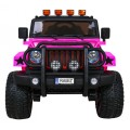Monster Jeep 4x4 růžový