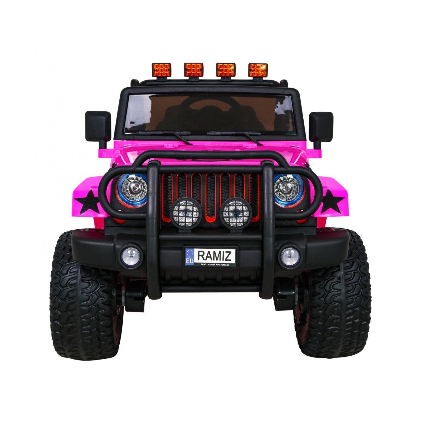 Monster Jeep 4x4 růžový