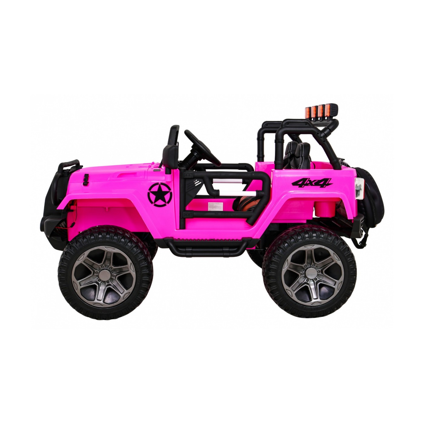 Monster Jeep 4x4 růžový