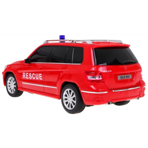 Hasičský vůz Mercedes-Benz 2v1 RASTAR Dálkově ovládané Záchranné vozidlo