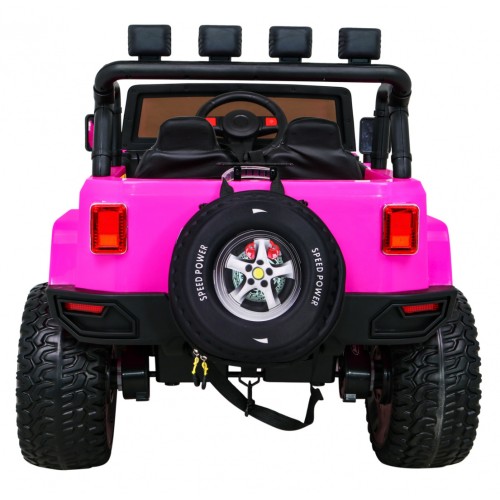Monster Jeep 4x4 růžový