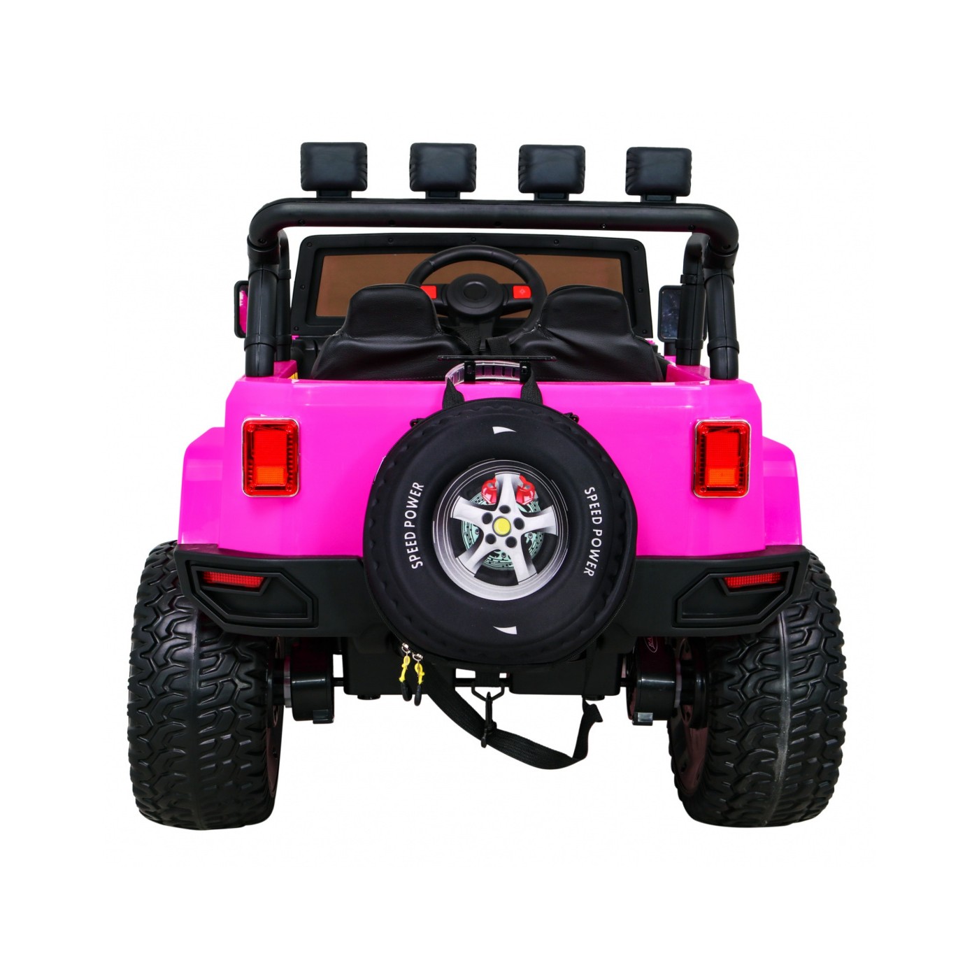 Monster Jeep 4x4 růžový