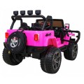 Monster Jeep 4x4 růžový