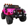 Monster Jeep 4x4 růžový