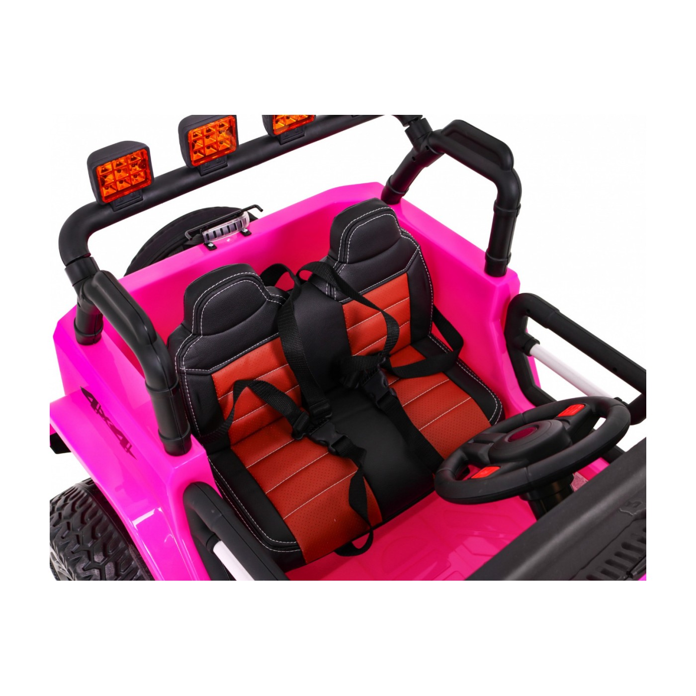 Monster Jeep 4x4 růžový