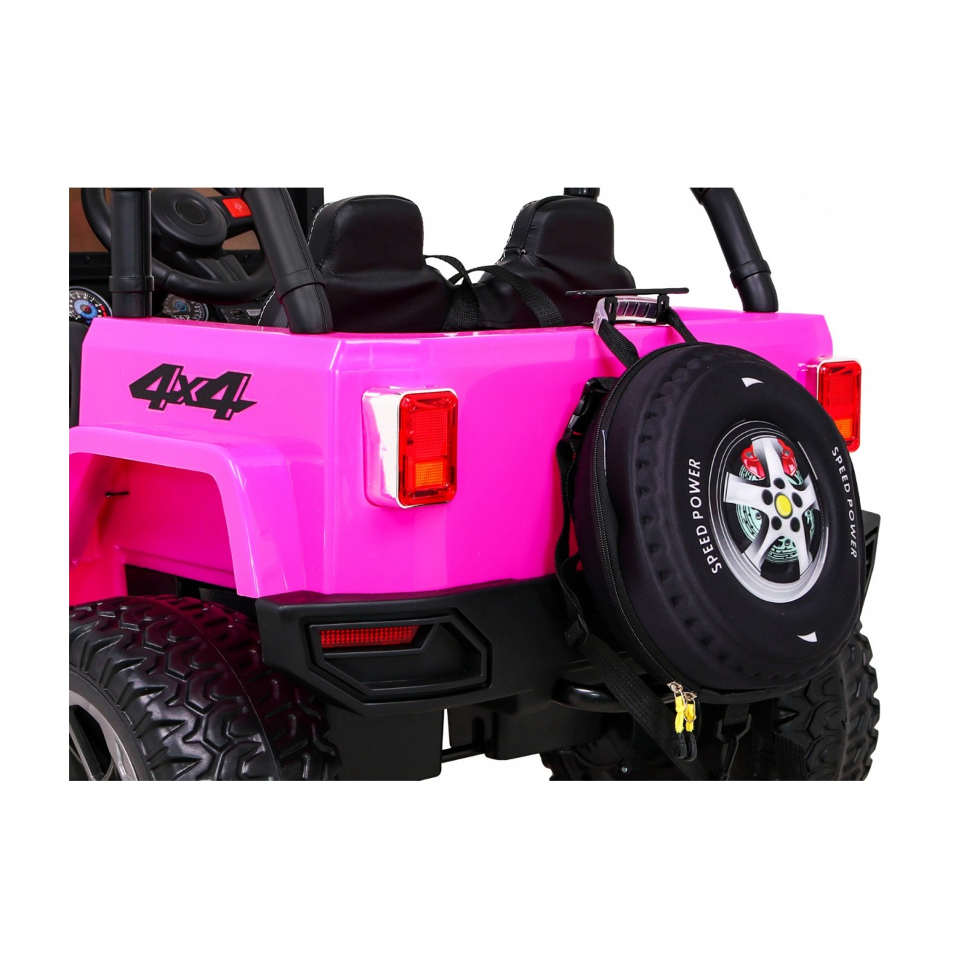 Monster Jeep 4x4 růžový