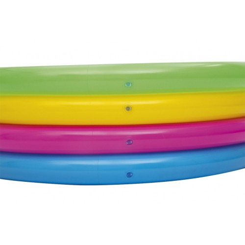 Nafukovací bazén 4 kruhy Dětská sprchová vanička 157x46cm BESTWAY Rainbow + Opravná lišta