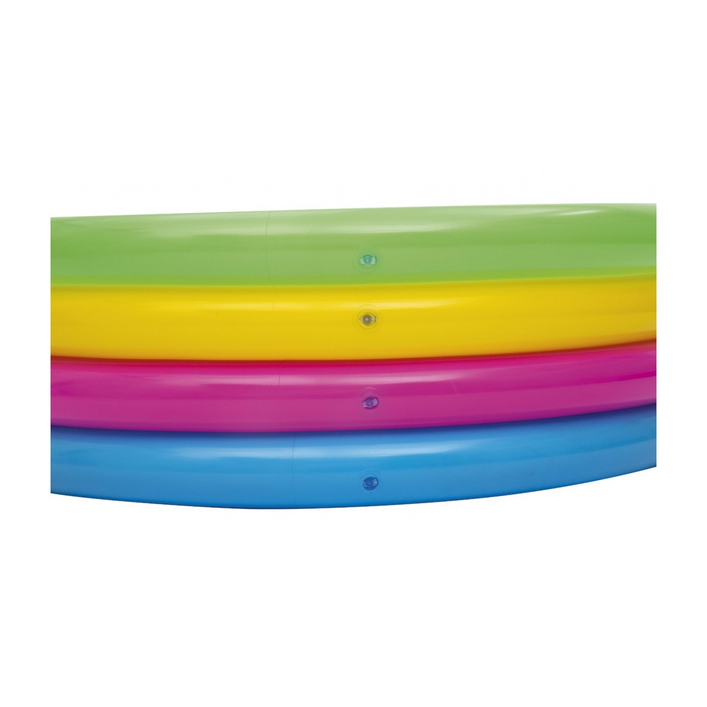 Nafukovací bazén 4 kruhy Dětská sprchová vanička 157x46cm BESTWAY Rainbow + Opravná lišta
