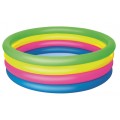 Nafukovací bazén 4 kruhy Dětská sprchová vanička 157x46cm BESTWAY Rainbow + Opravná lišta