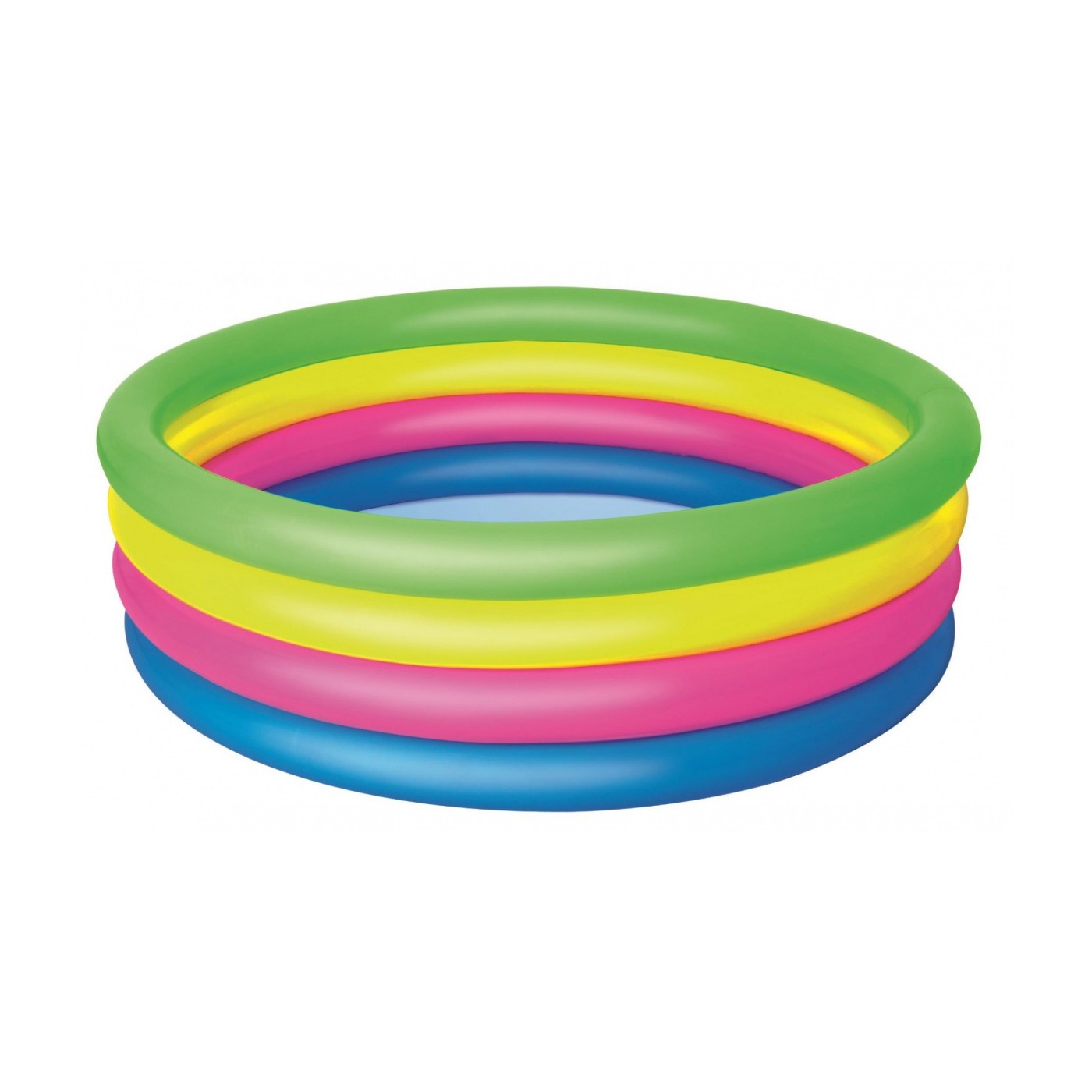 Nafukovací bazén 4 kruhy Dětská sprchová vanička 157x46cm BESTWAY Rainbow + Opravná lišta