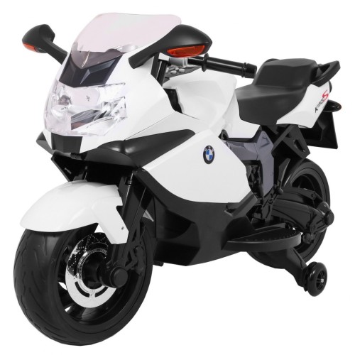 BMW K1300S Dětské Dobíjecí Kolo Bílá Pomocná Kola Divoká Světla Pomalý Start