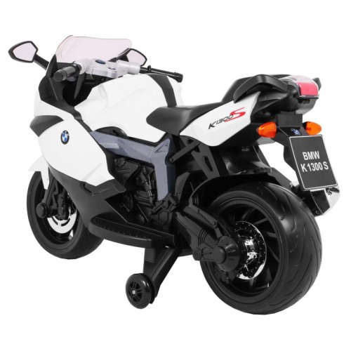 BMW K1300S Dětské Dobíjecí Kolo Bílá Pomocná Kola Divoká Světla Pomalý Start