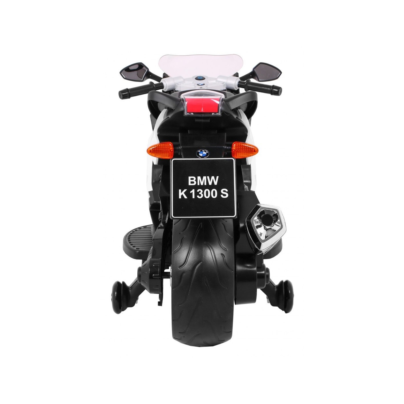 BMW K1300S Dětské Dobíjecí Kolo Bílá Pomocná Kola Divoká Světla Pomalý Start