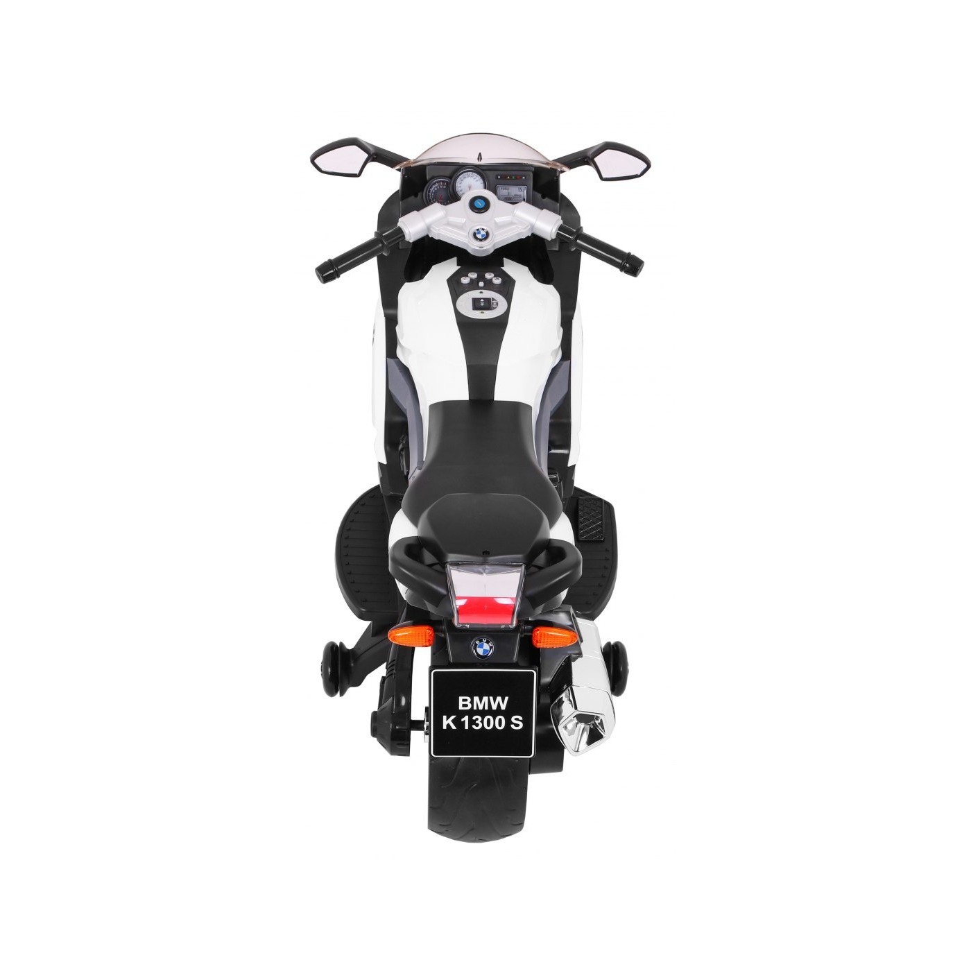 BMW K1300S Dětské Dobíjecí Kolo Bílá Pomocná Kola Divoká Světla Pomalý Start