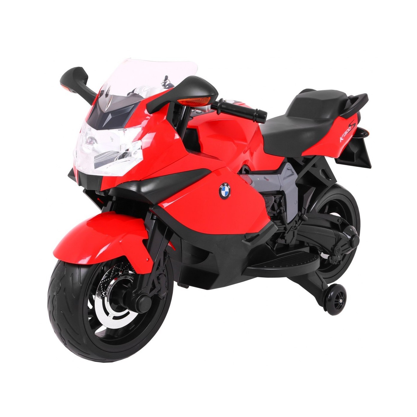 BMW K1300S Dětské Dobíjecí Kolo Červená Pomocná Kola Divoká Světla Pomalý Start