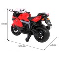 BMW K1300S Dětské Dobíjecí Kolo Červená Pomocná Kola Divoká Světla Pomalý Start