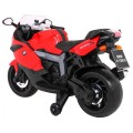 BMW K1300S Dětské Dobíjecí Kolo Červená Pomocná Kola Divoká Světla Pomalý Start