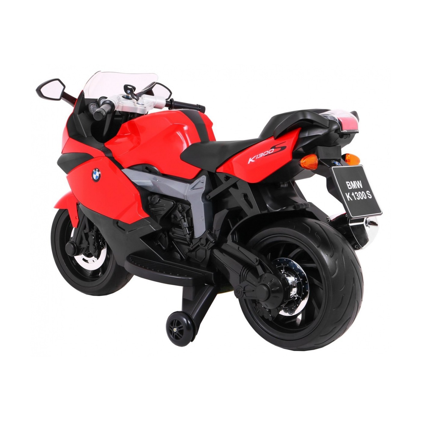BMW K1300S Dětské Dobíjecí Kolo Červená Pomocná Kola Divoká Světla Pomalý Start