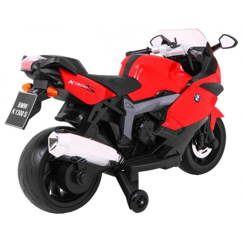 BMW K1300S Dětské Dobíjecí Kolo Červená Pomocná Kola Divoká Světla Pomalý Start