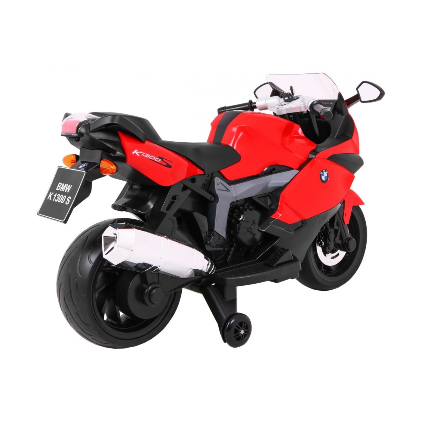 BMW K1300S Dětské Dobíjecí Kolo Červená Pomocná Kola Divoká Světla Pomalý Start