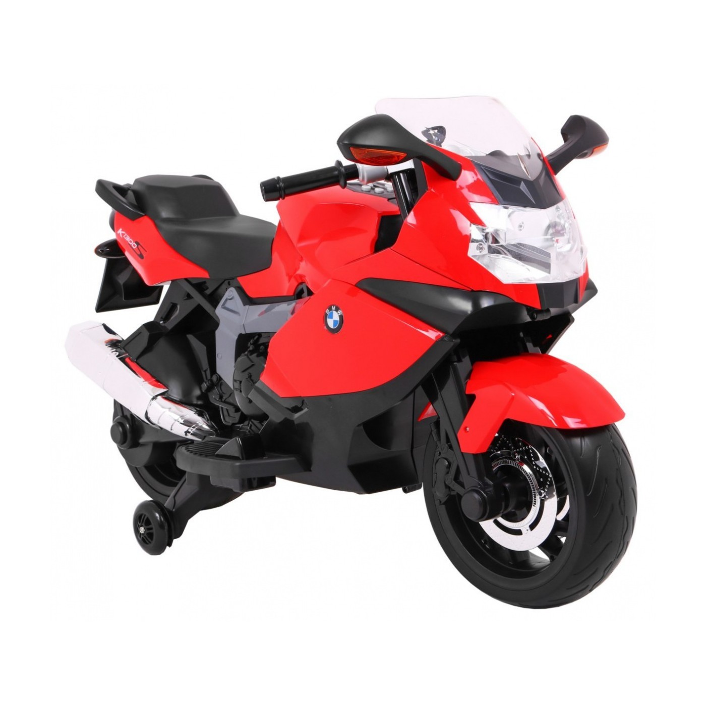 BMW K1300S Dětské Dobíjecí Kolo Červená Pomocná Kola Divoká Světla Pomalý Start