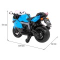 BMW K1300S Dětské Dobíjecí Kolo Modrá Pomocná Kola Divoká Světla Pomalý Start