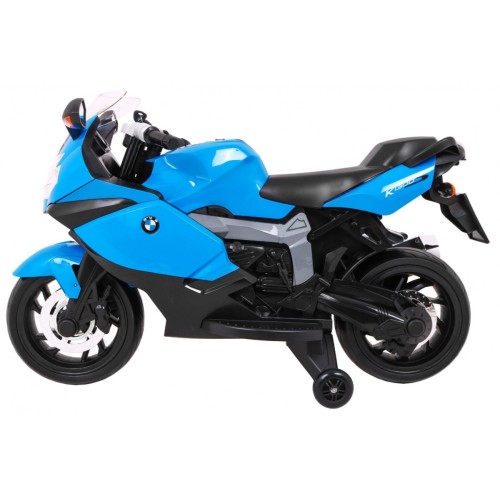 BMW K1300S Dětské Dobíjecí Kolo Modrá Pomocná Kola Divoká Světla Pomalý Start