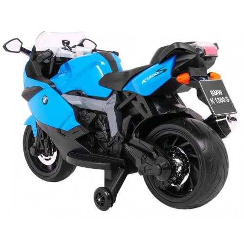 BMW K1300S Dětské Dobíjecí Kolo Modrá Pomocná Kola Divoká Světla Pomalý Start