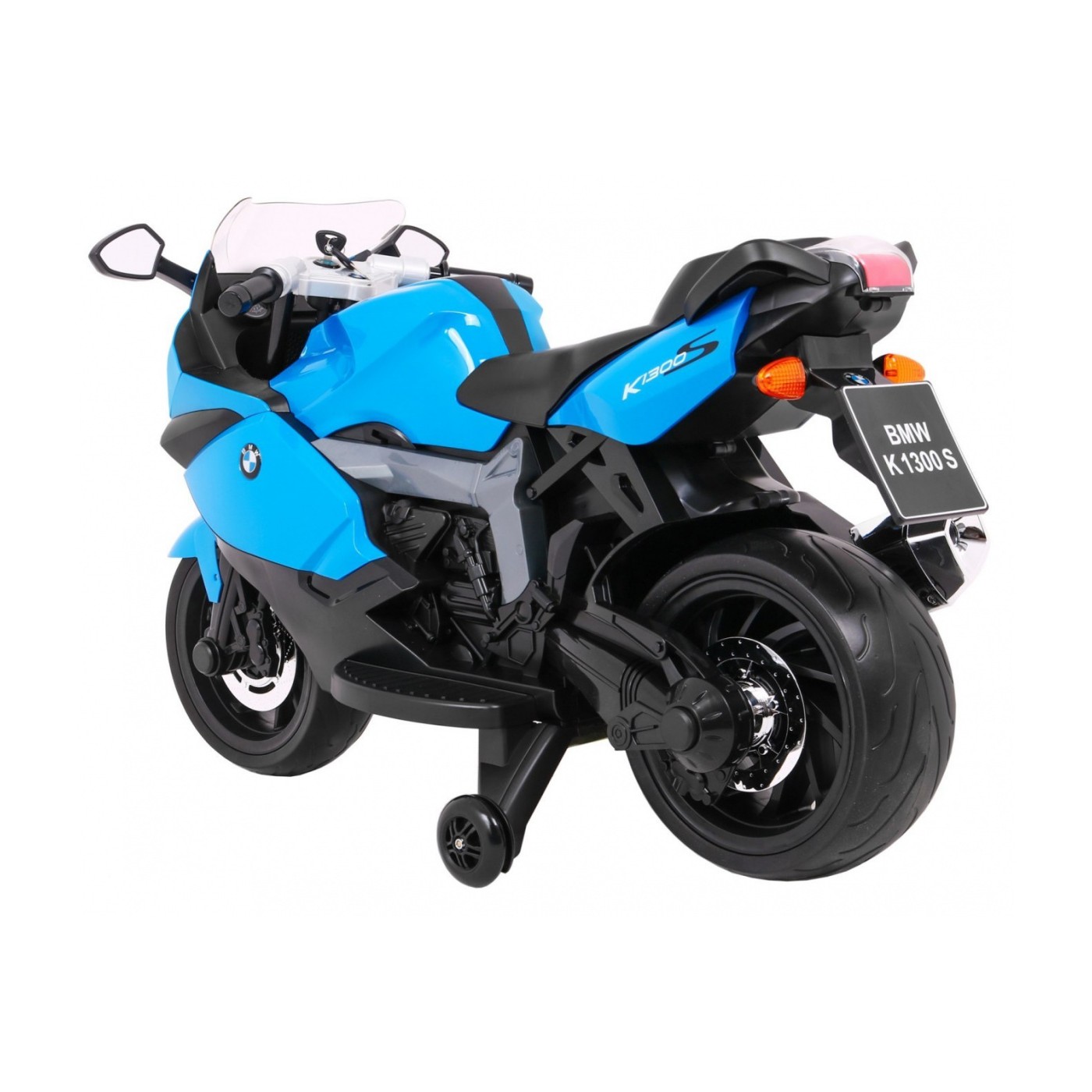 BMW K1300S Dětské Dobíjecí Kolo Modrá Pomocná Kola Divoká Světla Pomalý Start