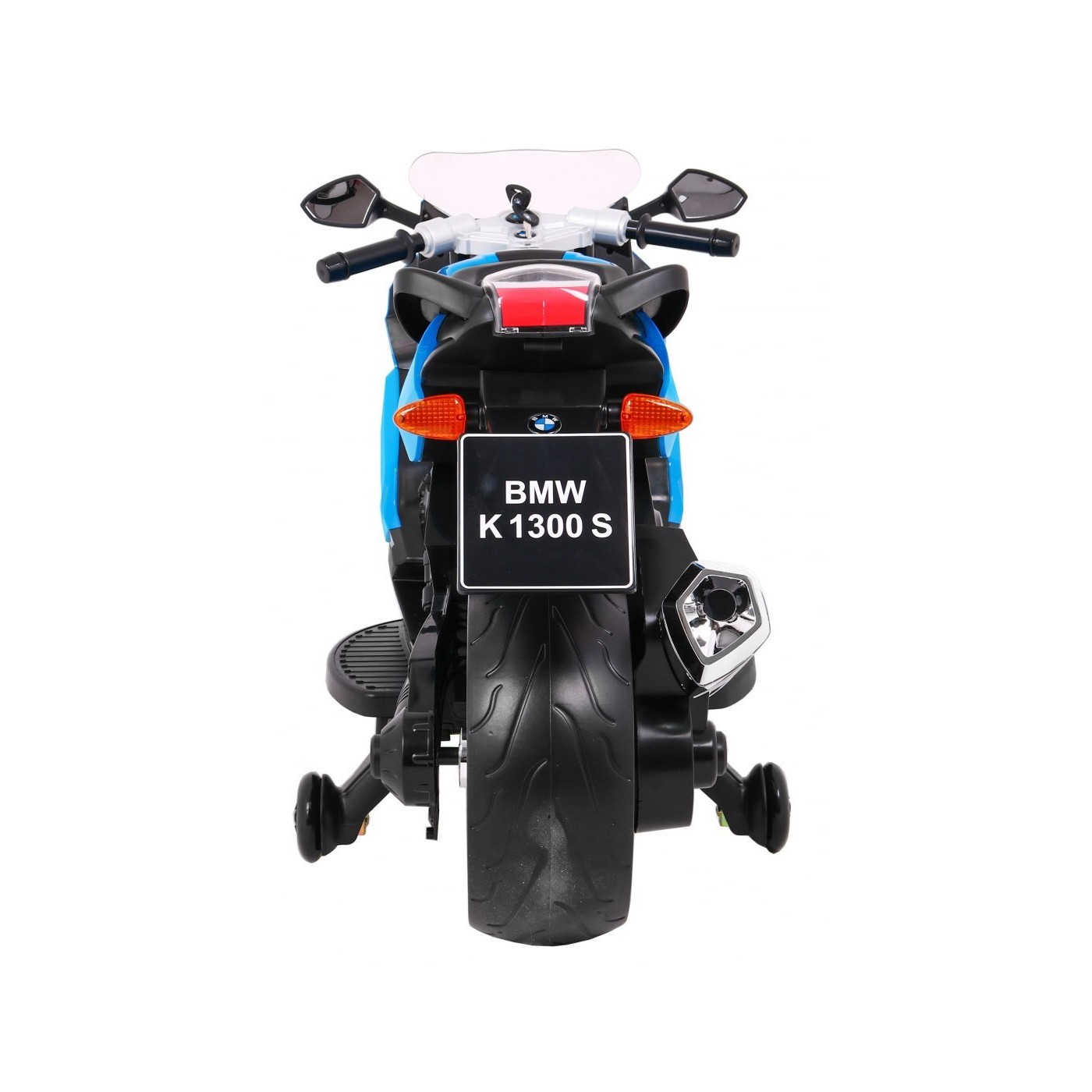 BMW K1300S Dětské Dobíjecí Kolo Modrá Pomocná Kola Divoká Světla Pomalý Start