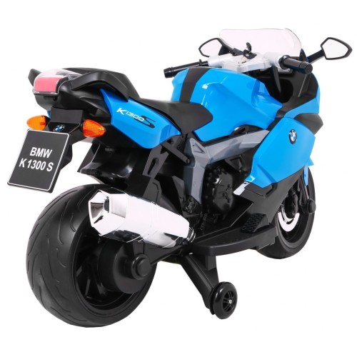 BMW K1300S Dětské Dobíjecí Kolo Modrá Pomocná Kola Divoká Světla Pomalý Start