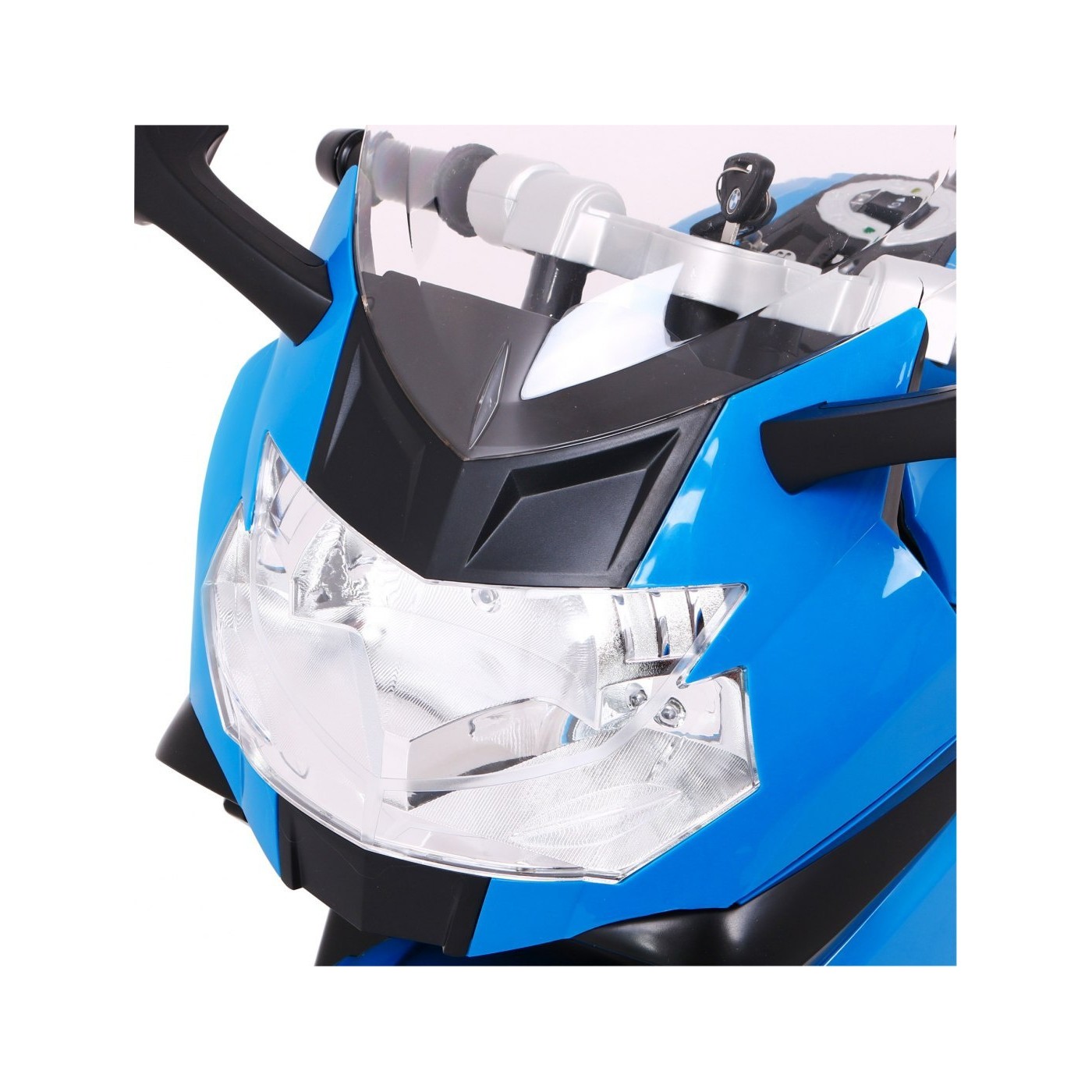 BMW K1300S Dětské Dobíjecí Kolo Modrá Pomocná Kola Divoká Světla Pomalý Start