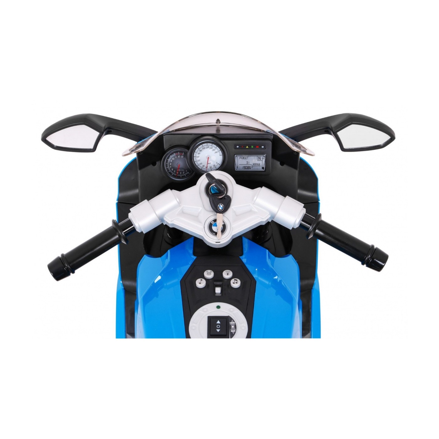 BMW K1300S Dětské Dobíjecí Kolo Modrá Pomocná Kola Divoká Světla Pomalý Start